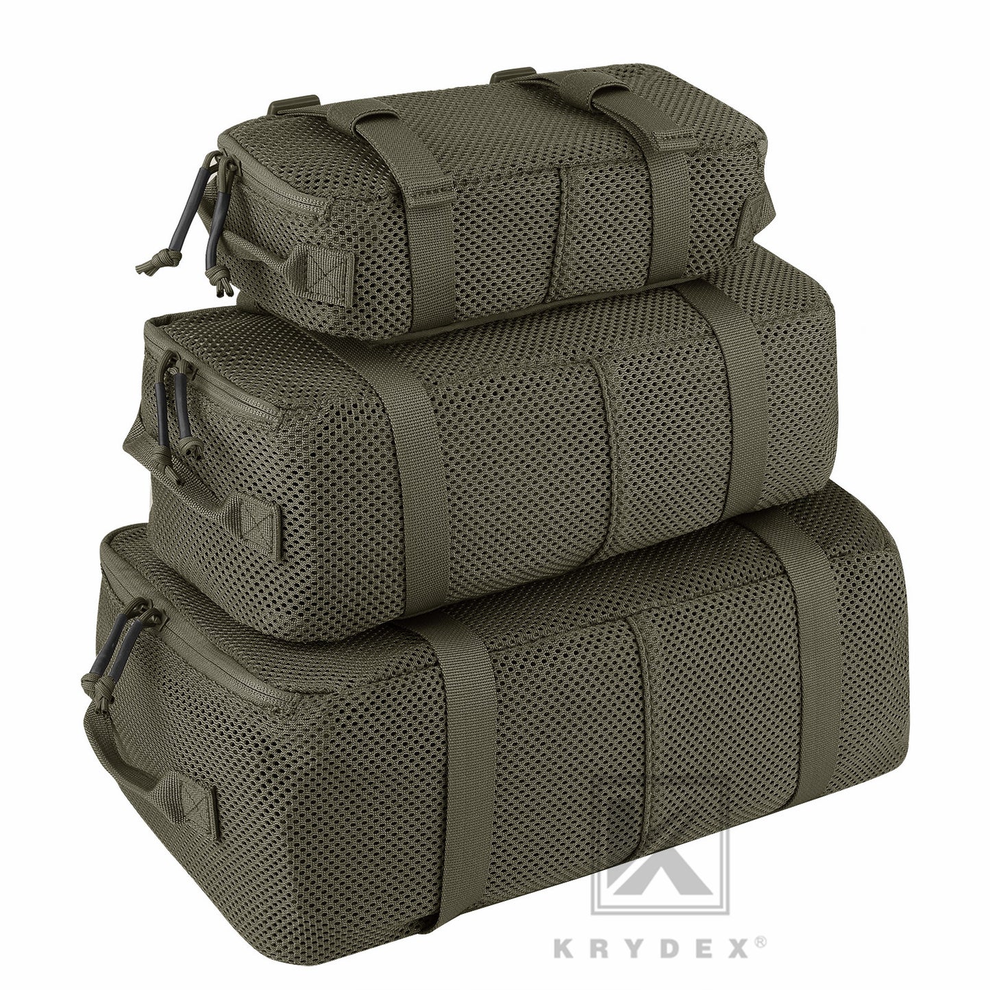 KRYDEX Tactical Modular Pouch Set Outdoor Backpack Organizer Travel Suitcase Packing Cubes