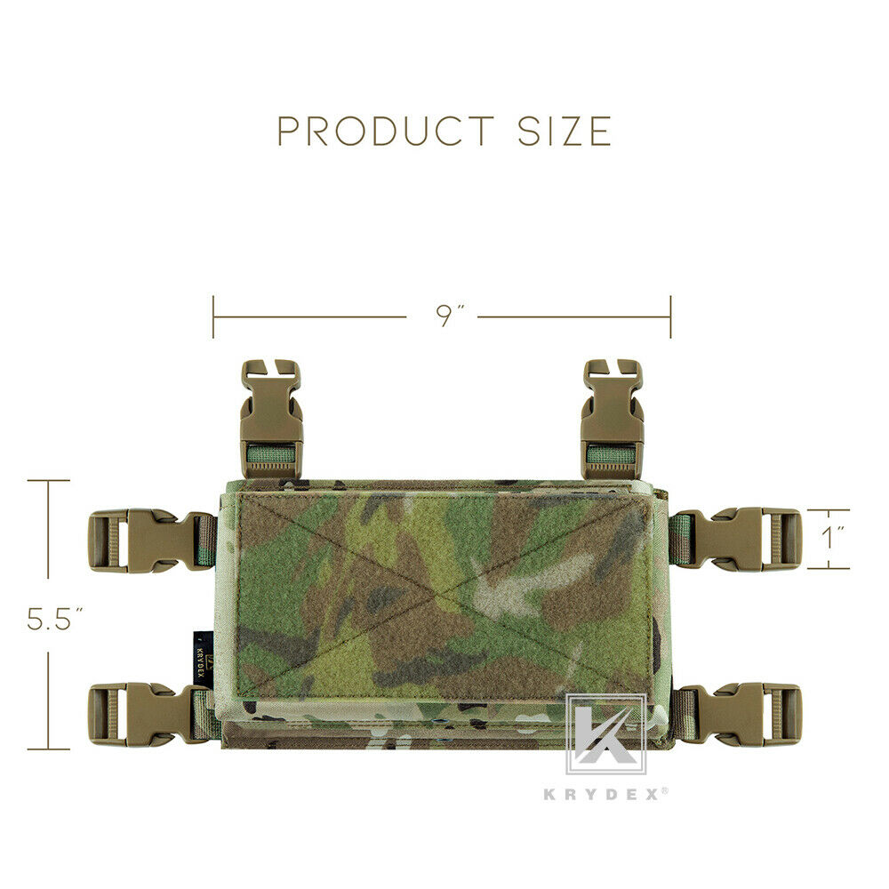 KRYDEX MK3 MK4 Micro Fight Chassis Placard For Chest Rig