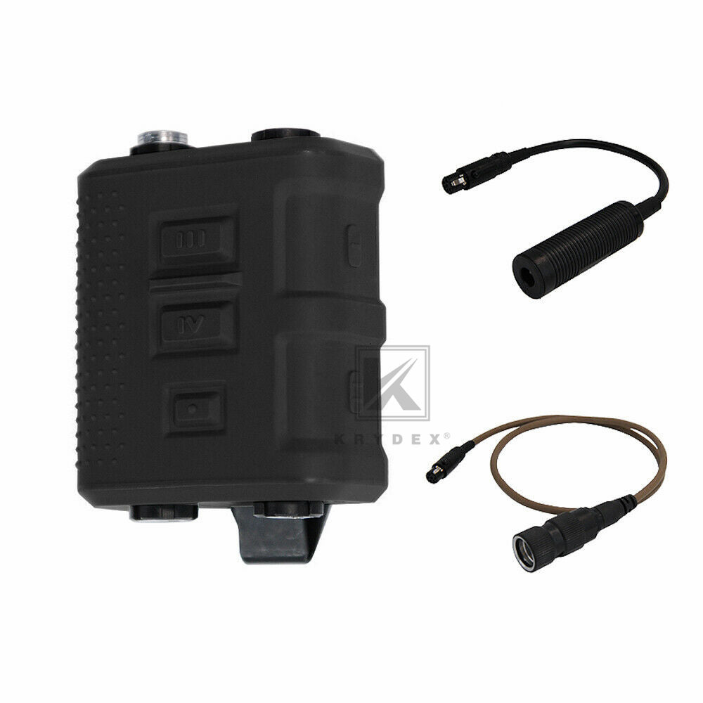 KRYDEX FCS V60 PTT Tactical Transmitter Receiver Connector AMP Comtac III  HeadSet