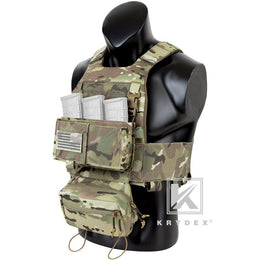 KRYDEX Low Vis Slick Plate Carrier Tactical Vest Body Armor Chest Rig ...