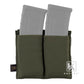 KRYDEX Fast Draw Tactical Molle Elastic Double 5.56 .223 M4 M16 AR Rifle Magazine Pouch Mag Carrier Holster Multiuse Pouch