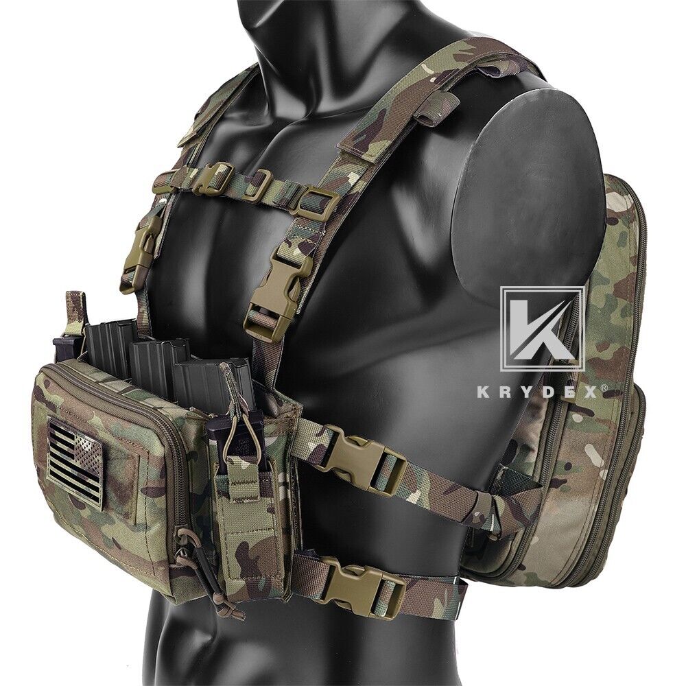 Matrix Tactical Chest Rig w/ Integrated Kangaroo Mag Pouch (Color