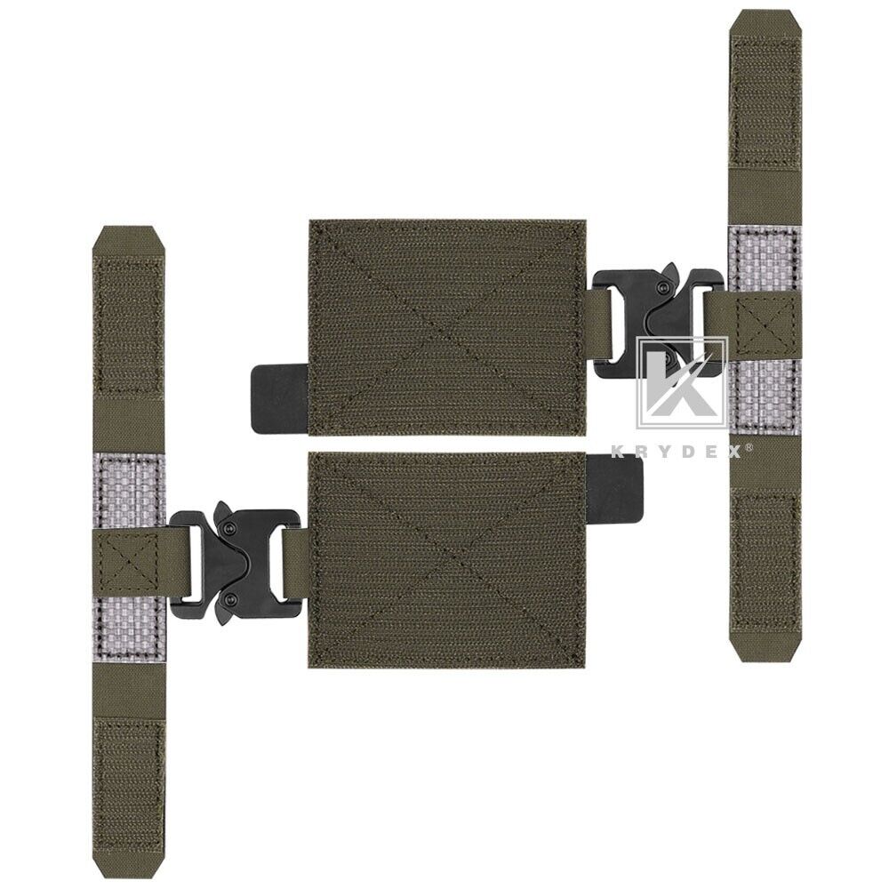 KRYDEX Tactical Cummerbund Adapters Quick Release Metal Buckle For AVS FCPC